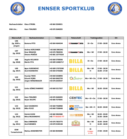 NW_Trainer_Trainingszeiten_25_H-SK Enns